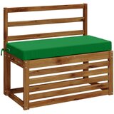  Jastučić za klupu SOEST 100% poliester Zelena 60 x 40 x 8 cm Slike
