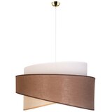  Duolla - Luster na sajli BROOKLYN 1xE27/40W/230V, prečnik 50 cm, braon/bež/bela | Eponuda.com