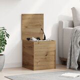 vidaXL Shranjevalna škatla Artisan Oak 40x42x46 cm, narejena iz lesa | Shoptok.si