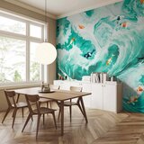  Foto tapeta - Fish and waves 350x256 Vodootporna | shoptok.hr