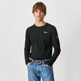 Pepe Jeans Majica z dolgimi rokavi Original Basic 2 Long N moška, črna barva | Shoptok.si