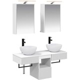  Set ormarića za kupaonicu 5 kom. Bijela Konstruirano drvo | shoptok.hr