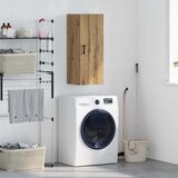 vidaXL Stenska omara Umetni hrast 34,5 x 34 x 90 cm Konstruiran les | Shoptok.si