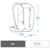 RANAC za planinarenje 20 L bež | ePonuda.com