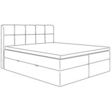 Livetastic POSTELJA Z VZMETNICO 200 cm x 220 cm , les, tekstil, leseni material krem barve | Shoptok.si