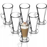 KADAX komplet kozarcev za kavo, čaj in latte, 260 ml, 6 kozarcev z ročajem, (5000351603) | Shoptok.si