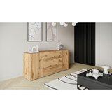 P & B Široka Komoda Berlin, Barva Hrasta | Shoptok.si