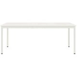  Jedilna miza Bela 200 x 100 x 75 cm Masivno borovo les, (5000269108) | Shoptok.si