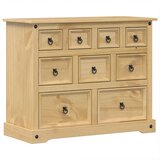  The Living Store Predalnik Corona 103x46x83 cm trdna borovina - Predalnik, (21498685) | Shoptok.si