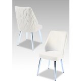 Hanah home set puf fotelja, 48x90x43 cm, 4 dijela, srebrno-krem boja | Eponuda.ba