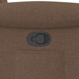  Naslonjač od tkanine smeđi | shoptok.hr