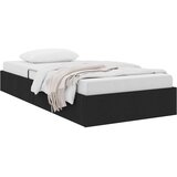  Otomanski krevet s pohranom Crna 90 x 200 cm tkanina | shoptok.hr
