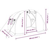  Rastlinjak z jeklenim okvirjem bel 6 m² 3x2x2 m Cene