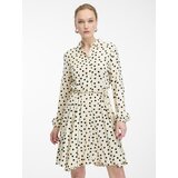 Orsay Cream women's knee-length shirt dress - Women's | ePonuda.com