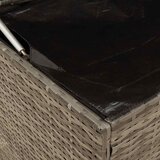  Vanjska kutija za jastuke siva 100x55x55 5 cm poli ratan - Siva | shoptok.hr