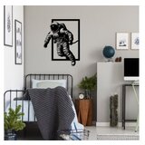 WALLXPERT dekorativni metalni zidni pribor out space 3 d crna boja | ePonuda.com