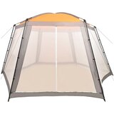 Šator za bazen od tkanine 660 x 580 x 250 cm sivi | shoptok.hr