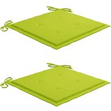  Sklopive vrtne stolice s jastucima 2 kom masivno bagremovo drvo | shoptok.hr