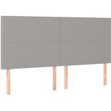  Posteljni okvir z vzglavjem svetlo siv 180x200 cm blago, (20788103) | Shoptok.si