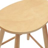  Trpezarijske stolice 2 pcs Prirodna 46 x 37 x 63 cm | shoptok.hr