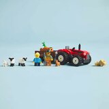 Lego City: Rdeči kmetijski traktor s prikolico | Shoptok.si