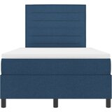  vzmetnica s posteljo in LED modra 120x190 cm tkanina, (22083272) | Shoptok.si