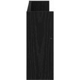  Polica za časopise s policom 2 pcs Crni hrast 60 x 12 x 30 cm | Eponuda.com