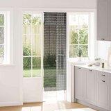 vidaXL Zavesa za vrata proti žuželkam Dark Grey 56x185 cm Bamboo | Shoptok.si