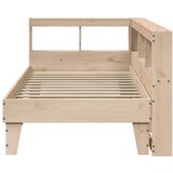  Knjižna postelja brez vzmetnice 90x200 cm trdna borovina | Shoptok.si