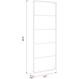  Vješalica za ručnike Bijela 45x10x115 cm Čelik | shoptok.hr