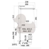 Paffoni CA085 Pavia visoka armatura za umivalnik | Shoptok.si
