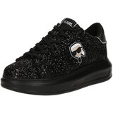 Karl Lagerfeld Nizke superge črna / bela Cene