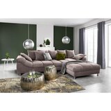 CARRYHOME SEDEŽNA GARNITURA, tkanina rjava | Shoptok.si