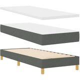  s opruga kutije Tamno siva 80 x 200 cm tkanina | shoptok.hr