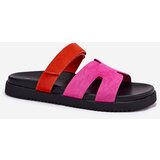 VINCEZA Women's Slippers With Velcro Fuchsia 17401 | Shoptok.si
