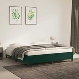  Okvir za krevet bez madraca tamnozeleni 160x200 cm baršunasti | shoptok.hr