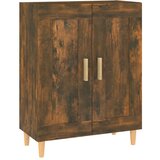 Maison Chic Komoda - Predalnik dimljeni hrast 69,5x34x90 cm konstruiran les, (21718265) Cene