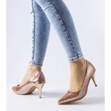 Gemre Pink sequin stiletto pumps Ernesto | shoptok.hr