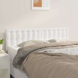  Posteljno vzglavje 2 kosa belo 72x5x78/88 cm umetno usnje, (20792573) Cene