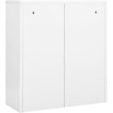  Uredski ormarić bijeli 90 x 40 x 102 cm čelični | shoptok.hr