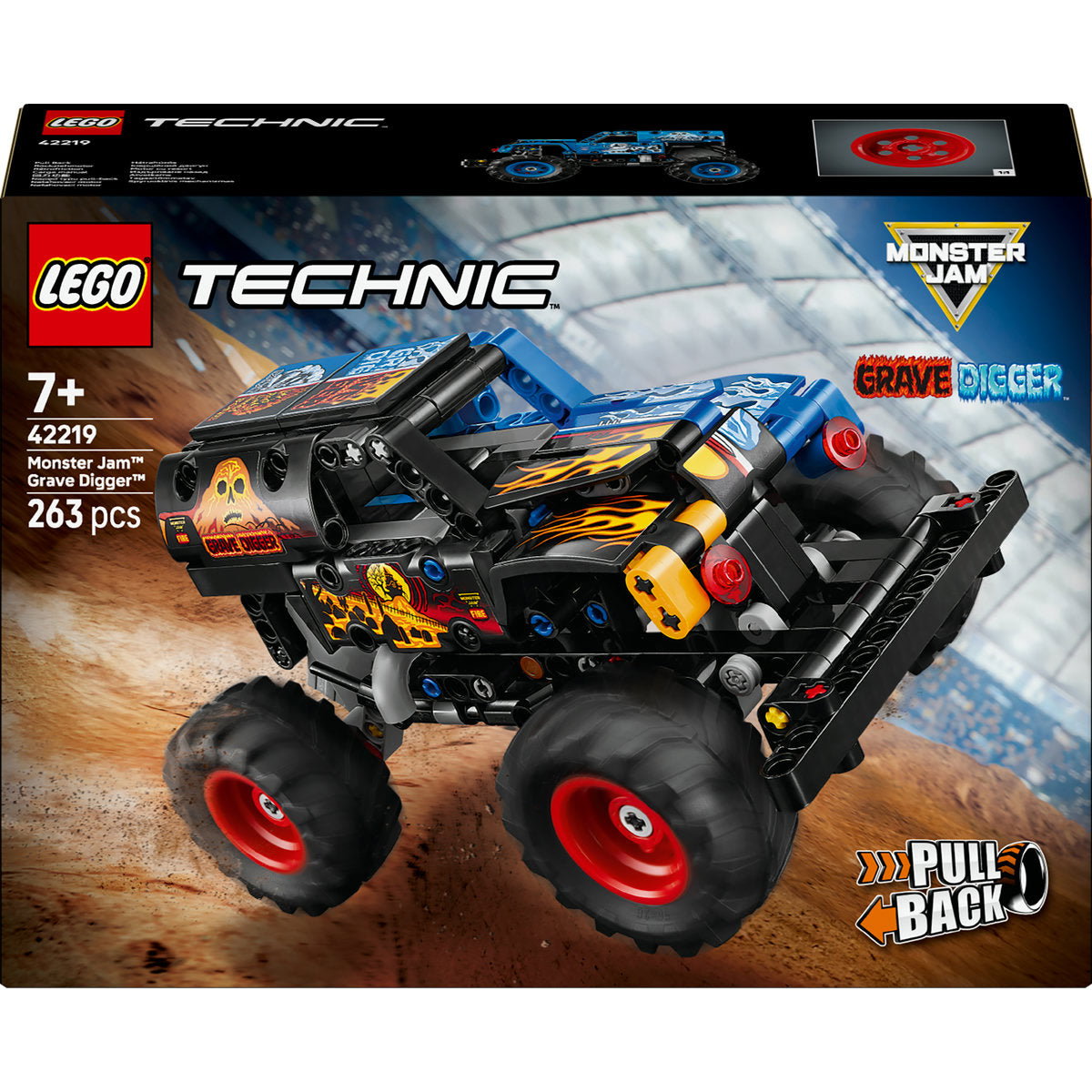 Lego MONSER JAM GRAVE DIGGER VATRA I LED 42219 | Eponuda.ba