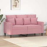  Kavč dvosed roza 120 cm žamet Cene