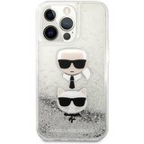 Karl Lagerfeld zaščitni ovitek Karl and Choupette Glitter Silver, Iphone 13 Pro, (20689629) Cene