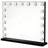 Brilagi LED prigušiva make-up ogledalo HOLLYWOOD LED/15W/230V 60x50 cm crno Cene
