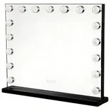 LED prigušiva make-up ogledalo HOLLYWOOD LED/15W/230V 60x50 cm crno