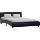  Za krevet od umjetne kože s LED svjetlom crni 120x200 cm | shoptok.hr