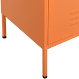 Ormarić za pohranu narančasti 80 x 35 x 101,5 cm čelični | shoptok.hr