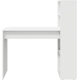  Stol s policom Bijelo 113 x 54 x 120 cm Konstruirano drvo | Eponuda.com