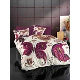 Set bračna posteljina 485, 200x220cm, ljubičasta