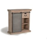 GINER Y COLOMER Konzola iz mangovega lesa z nogami iz naravne kovine, (22147017) | Shoptok.si